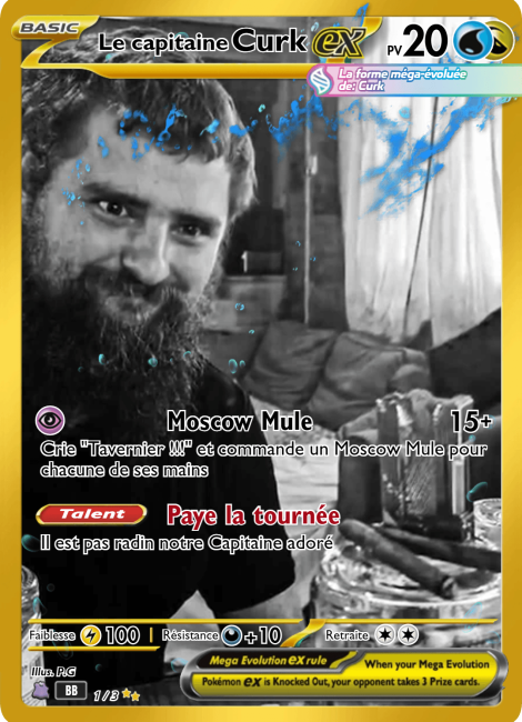 Carte pokémon du capitaine